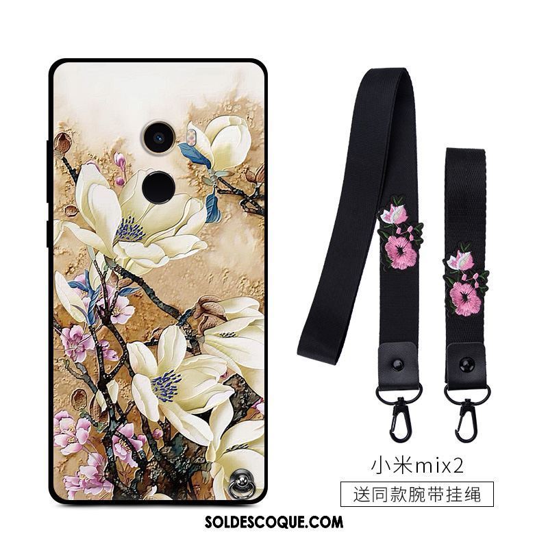 Coque Xiaomi Mi Mix 2 Étui Silicone Fluide Doux Vintage Protection Soldes