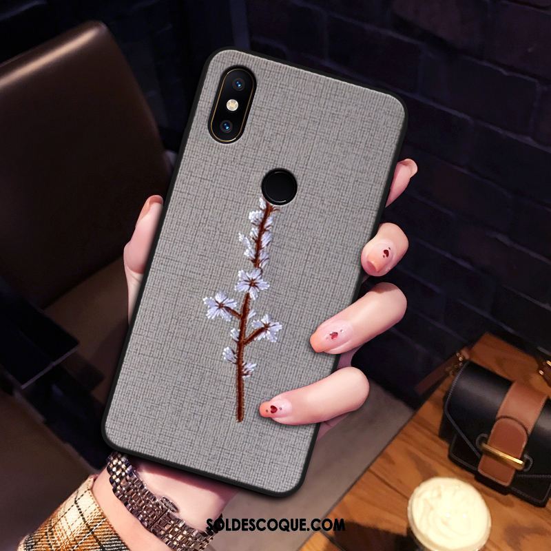 Coque Xiaomi Mi Mix 2s Broderie Petit Fluide Doux Silicone Tendance Pas Cher