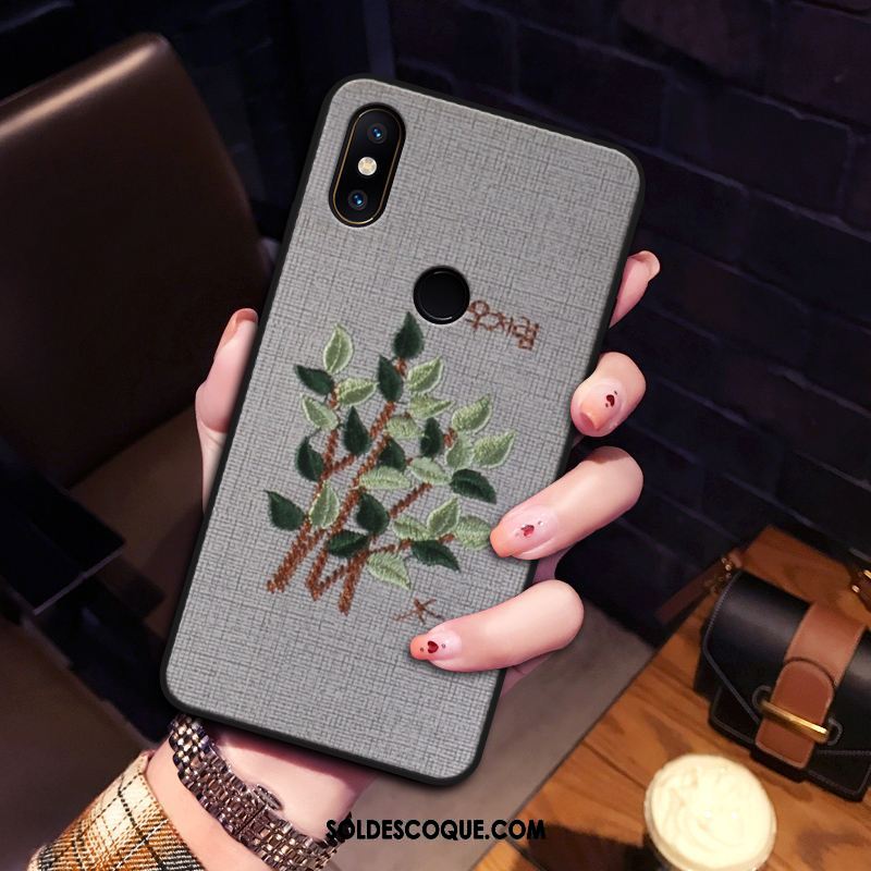 Coque Xiaomi Mi Mix 2s Broderie Petit Fluide Doux Silicone Tendance Pas Cher