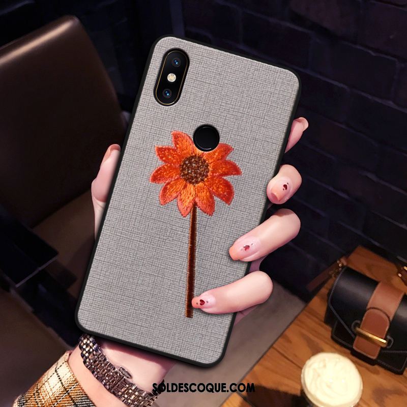 Coque Xiaomi Mi Mix 2s Broderie Petit Fluide Doux Silicone Tendance Pas Cher