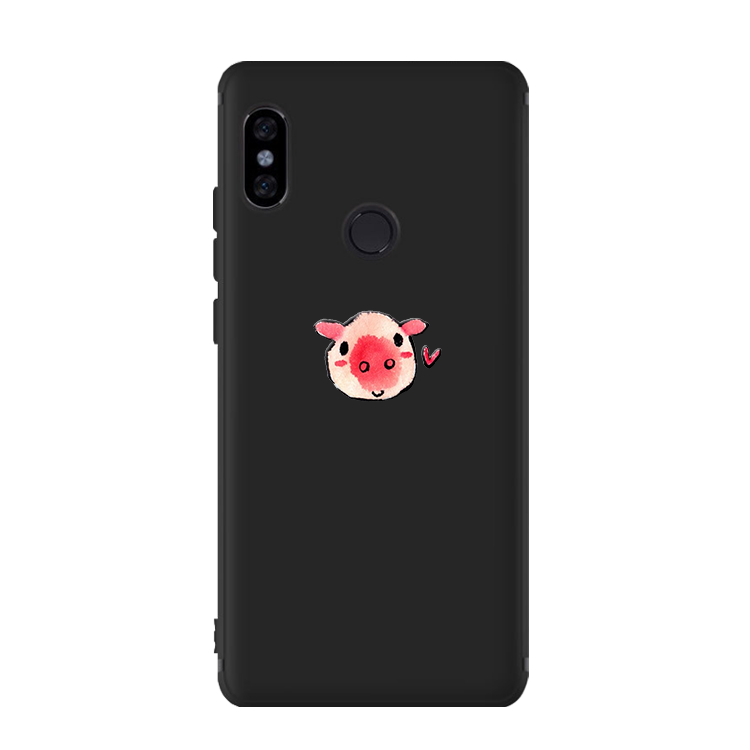Coque Xiaomi Mi Mix 2s Créatif Noir Téléphone Portable Protection Personnalité Pas Cher