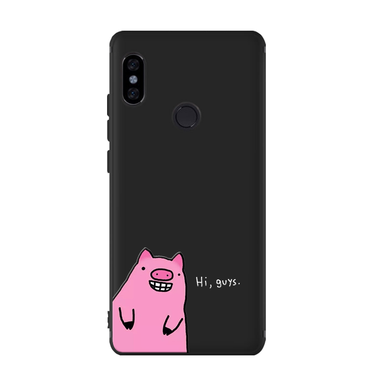 Coque Xiaomi Mi Mix 2s Créatif Noir Téléphone Portable Protection Personnalité Pas Cher