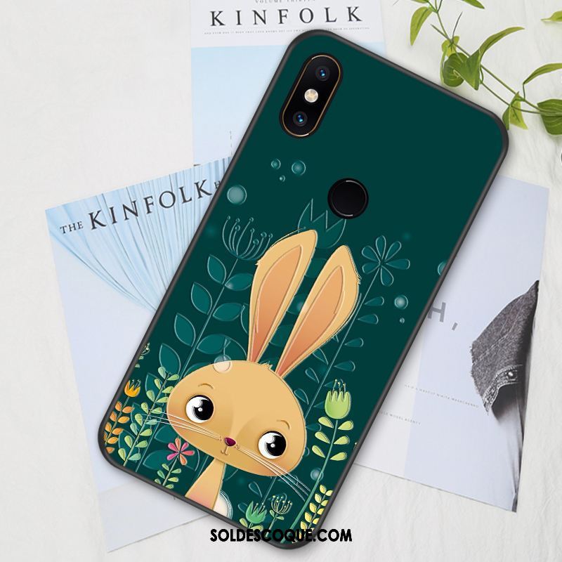 Coque Xiaomi Mi Mix 2s Dessin Animé Charmant Silicone Rose Protection Soldes