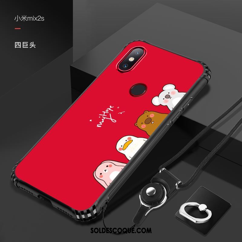 Coque Xiaomi Mi Mix 2s Incassable Marque De Tendance Ornements Suspendus Personnalité Amoureux Pas Cher