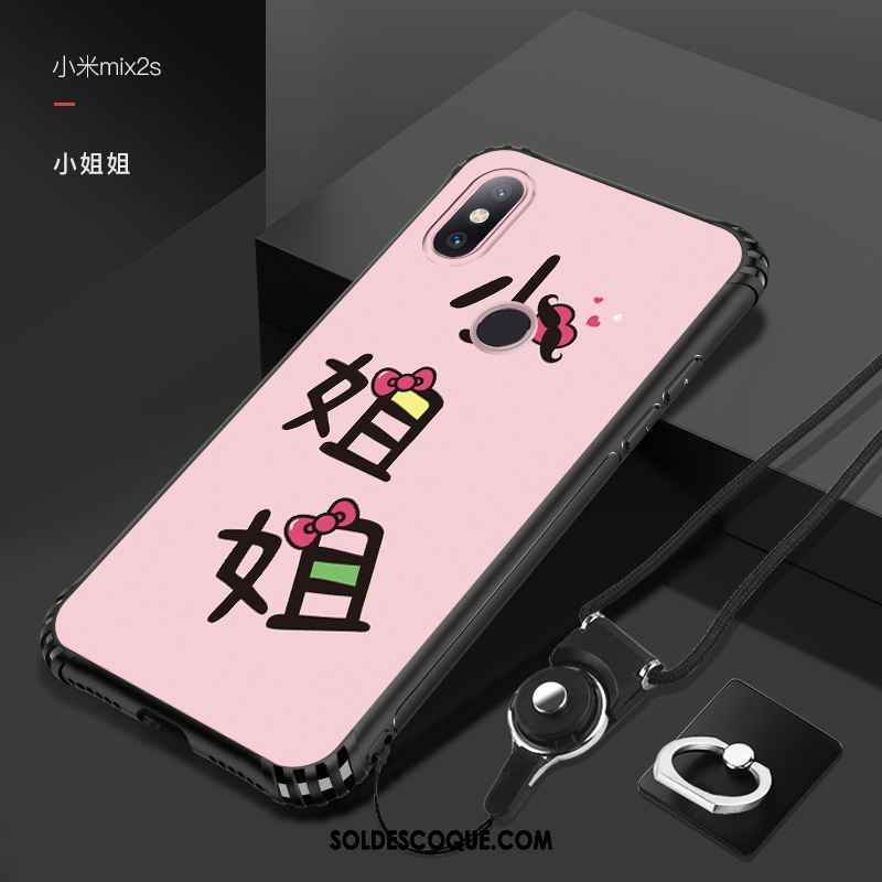 Coque Xiaomi Mi Mix 2s Incassable Marque De Tendance Ornements Suspendus Personnalité Amoureux Pas Cher