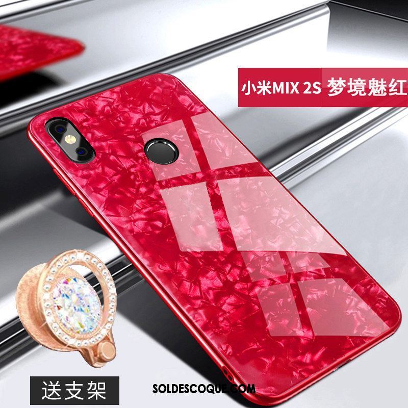 Coque Xiaomi Mi Mix 2s Incassable Rouge Tout Compris Très Mince Petit Pas Cher