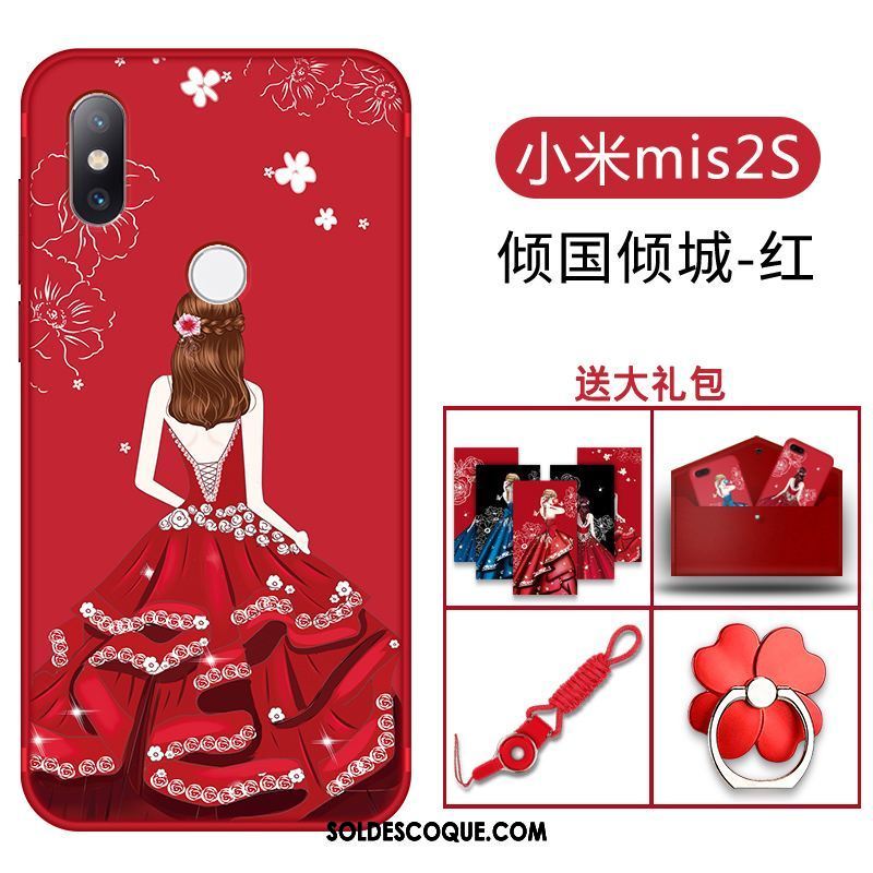 Coque Xiaomi Mi Mix 2s Incassable Très Mince Délavé En Daim Protection Personnalité Housse En Ligne