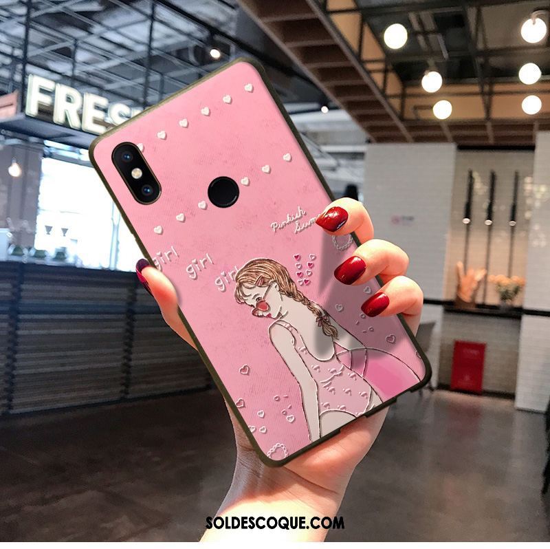 Coque Xiaomi Mi Mix 2s Marque De Tendance Dessin Animé Vert Petit Téléphone Portable Soldes