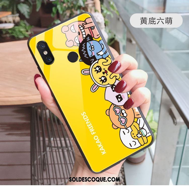 Coque Xiaomi Mi Mix 2s Net Rouge Téléphone Portable Dessin Animé Charmant Petit Soldes