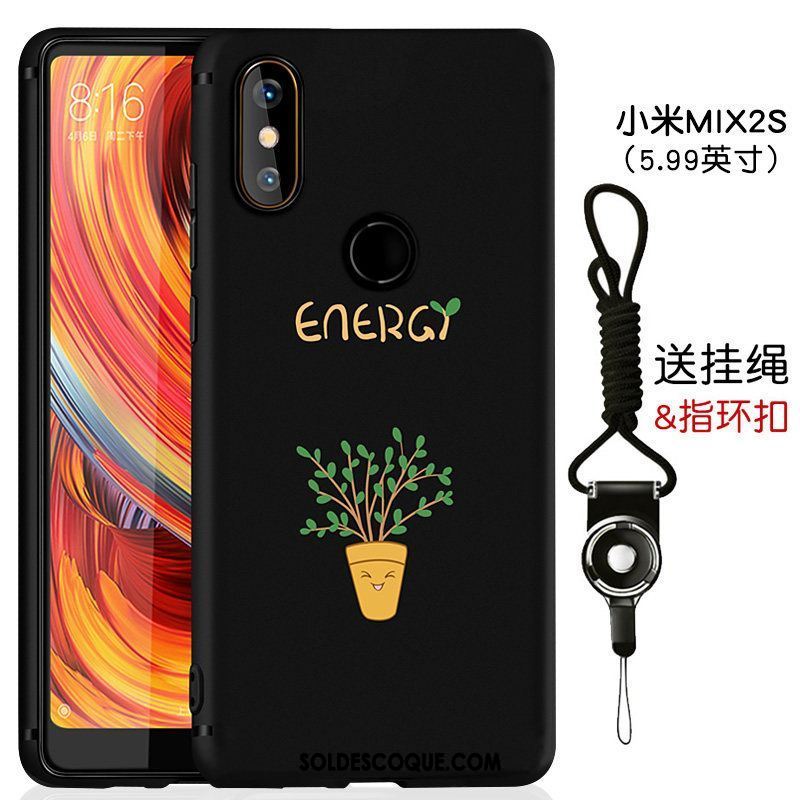 Coque Xiaomi Mi Mix 2s Ornements Suspendus Couvercle Arrière Silicone Amoureux Très Mince En Vente