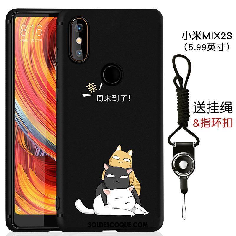 Coque Xiaomi Mi Mix 2s Ornements Suspendus Couvercle Arrière Silicone Amoureux Très Mince En Vente