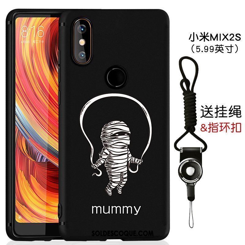 Coque Xiaomi Mi Mix 2s Ornements Suspendus Couvercle Arrière Silicone Amoureux Très Mince En Vente