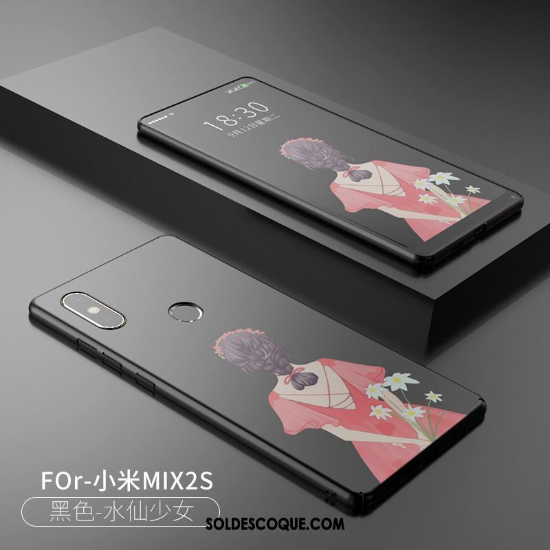 Coque Xiaomi Mi Mix 2s Personnalité Légère Petit Rouge Protection Pas Cher