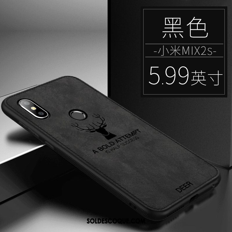 Coque Xiaomi Mi Mix 2s Petit Incassable Téléphone Portable Très Mince Tissu Soldes
