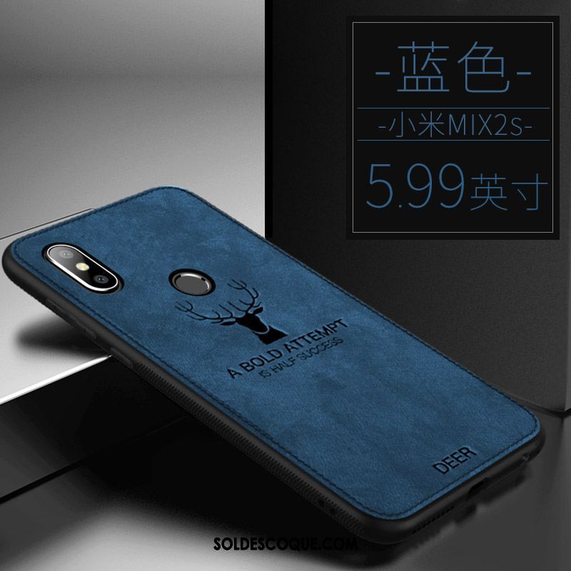 Coque Xiaomi Mi Mix 2s Petit Incassable Téléphone Portable Très Mince Tissu Soldes