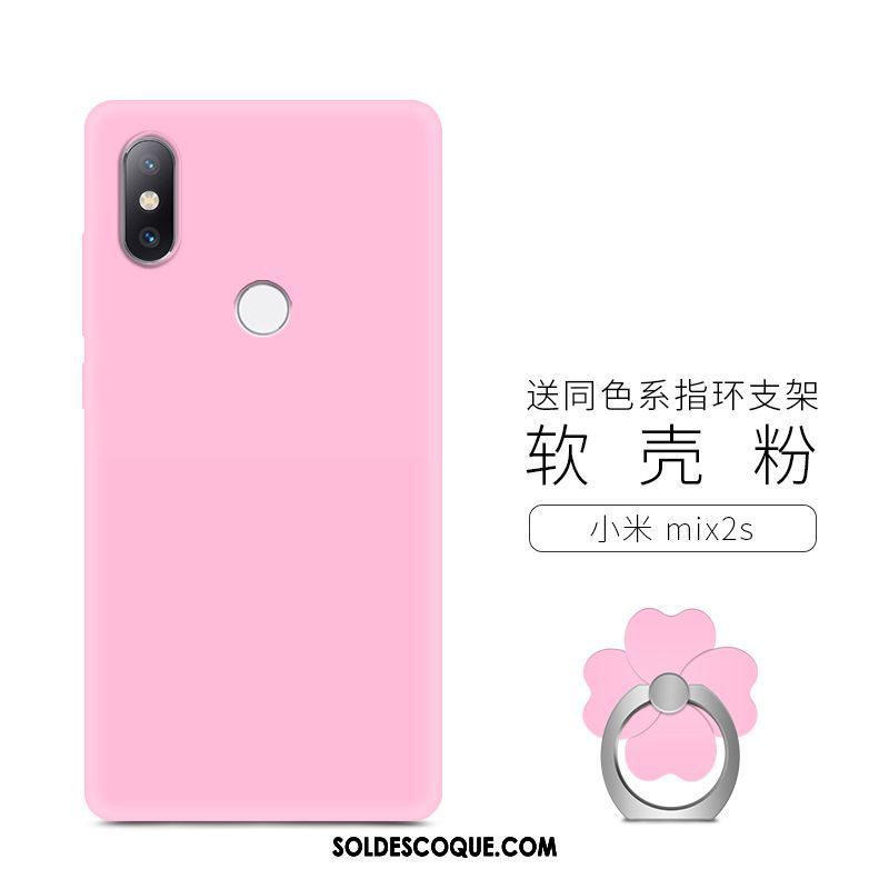 Coque Xiaomi Mi Mix 2s Protection Téléphone Portable Incassable Délavé En Daim Petit Housse Soldes