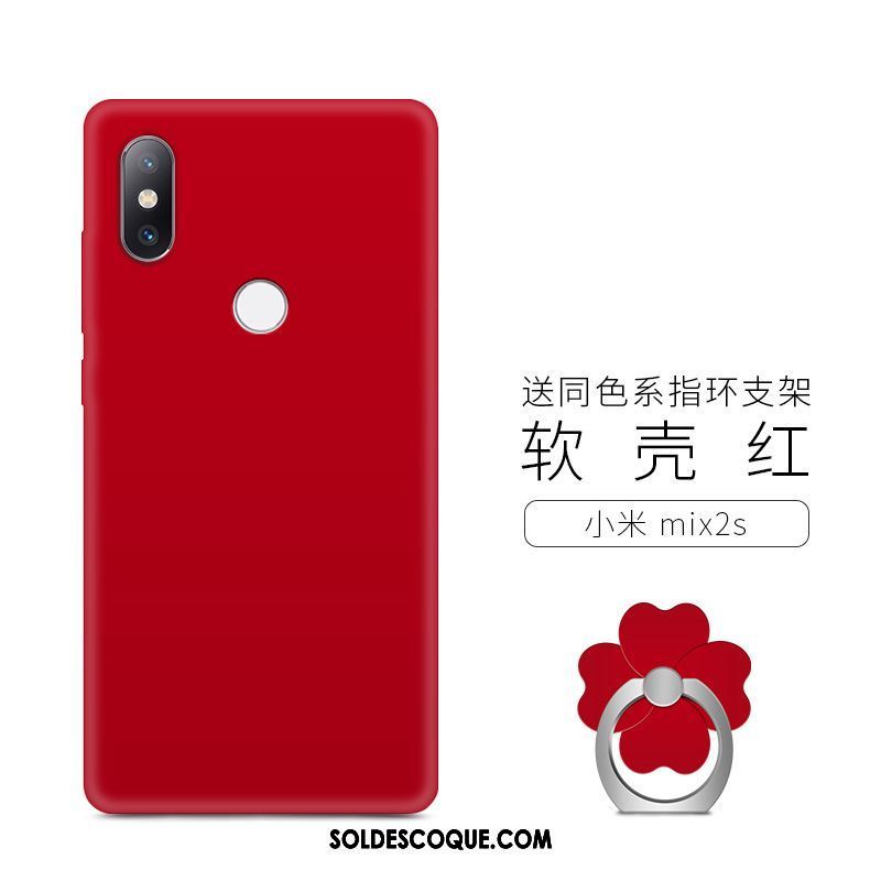 Coque Xiaomi Mi Mix 2s Protection Téléphone Portable Incassable Délavé En Daim Petit Housse Soldes