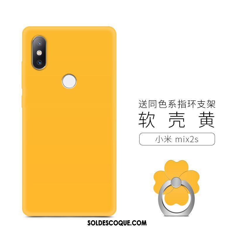 Coque Xiaomi Mi Mix 2s Protection Téléphone Portable Incassable Délavé En Daim Petit Housse Soldes