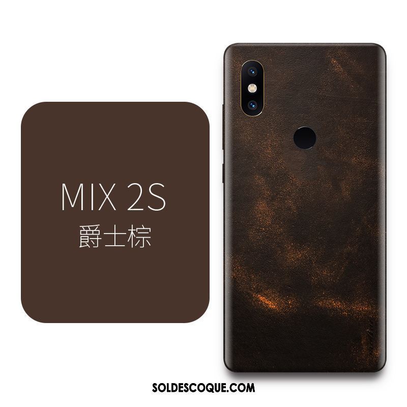 Coque Xiaomi Mi Mix 2s Protection Étui Incassable Personnalité Net Rouge Pas Cher