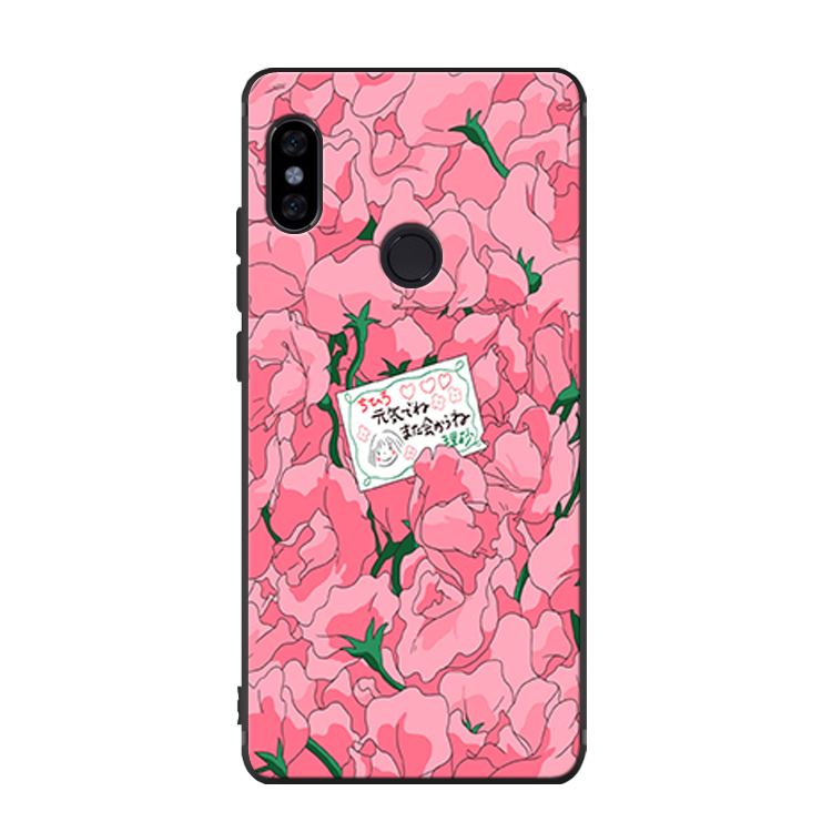 Coque Xiaomi Mi Mix 2s Silicone Rose Bordure Téléphone Portable Petit En Ligne