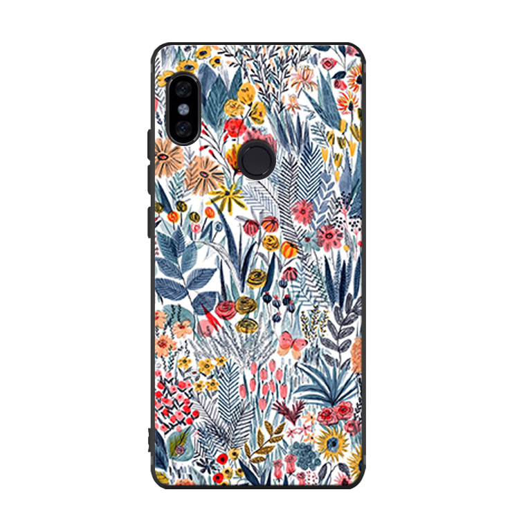 Coque Xiaomi Mi Mix 2s Simple Noir Téléphone Portable Créatif Bordure France