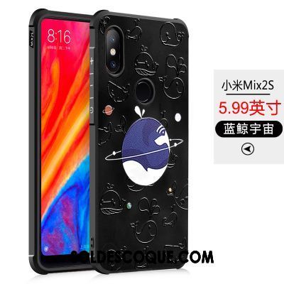 Coque Xiaomi Mi Mix 2s Tout Compris Noir Étui Fluide Doux Téléphone Portable Soldes