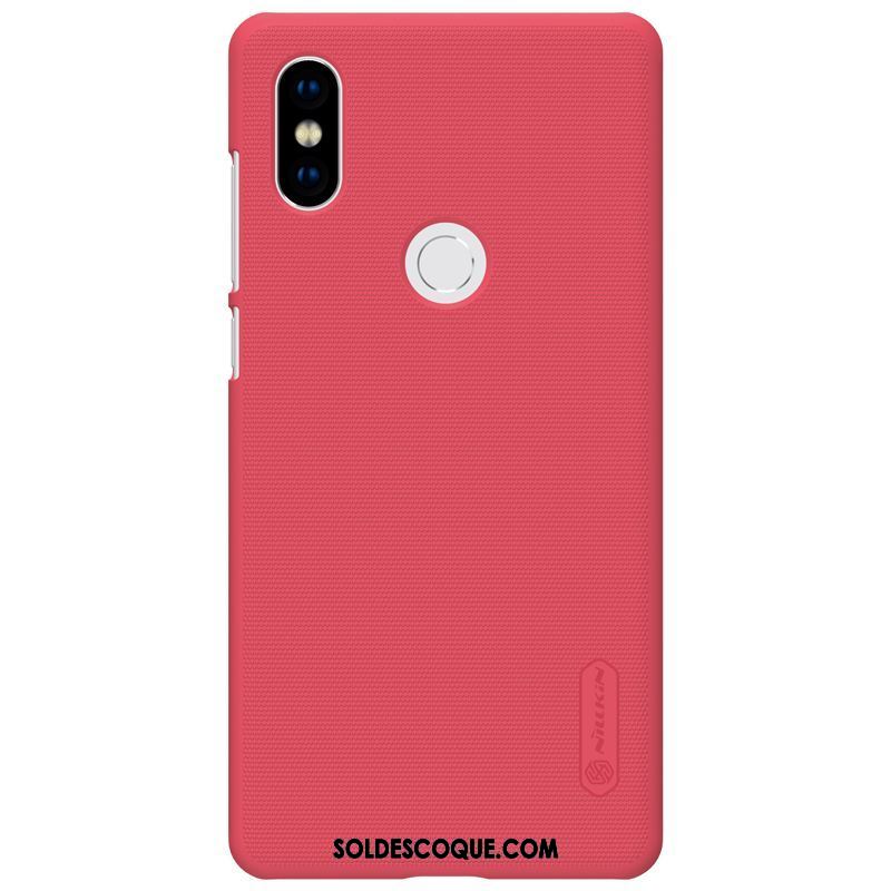 Coque Xiaomi Mi Mix 2s Téléphone Portable Incassable Délavé En Daim Difficile Étui Pas Cher