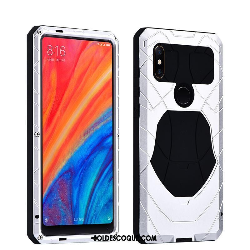 Coque Xiaomi Mi Mix 2s Téléphone Portable Incassable Tout Compris Étui Métal Housse Pas Cher