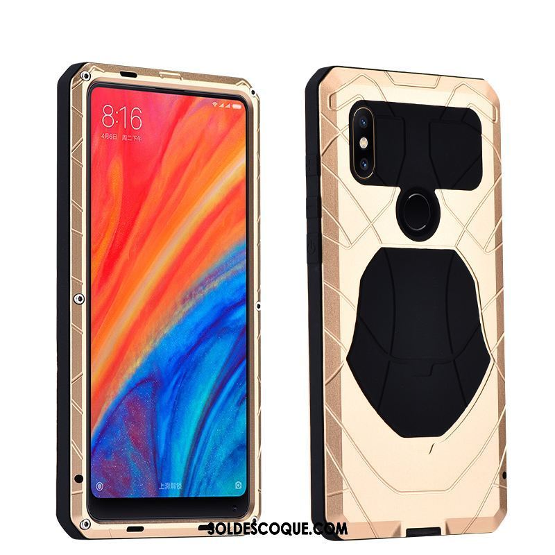 Coque Xiaomi Mi Mix 2s Téléphone Portable Incassable Tout Compris Étui Métal Housse Pas Cher