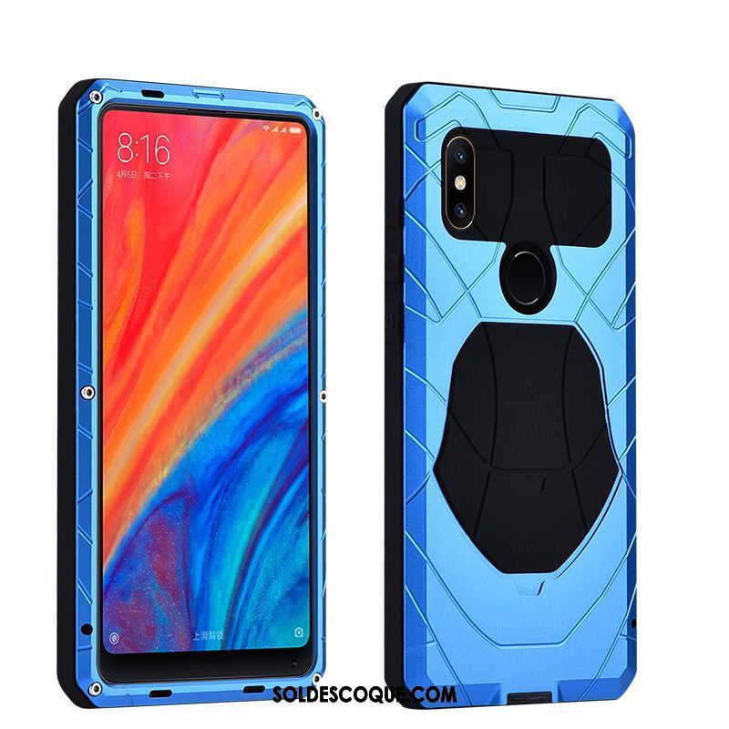 Coque Xiaomi Mi Mix 2s Téléphone Portable Incassable Tout Compris Étui Métal Housse Pas Cher