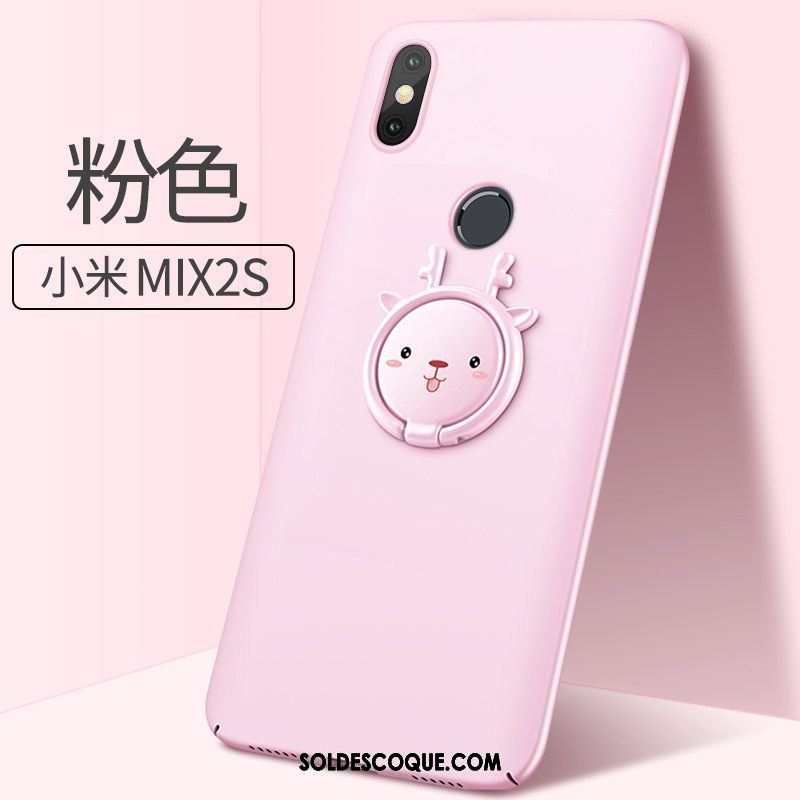Coque Xiaomi Mi Mix 2s Téléphone Portable Net Rouge Charmant Incassable Tout Compris Pas Cher