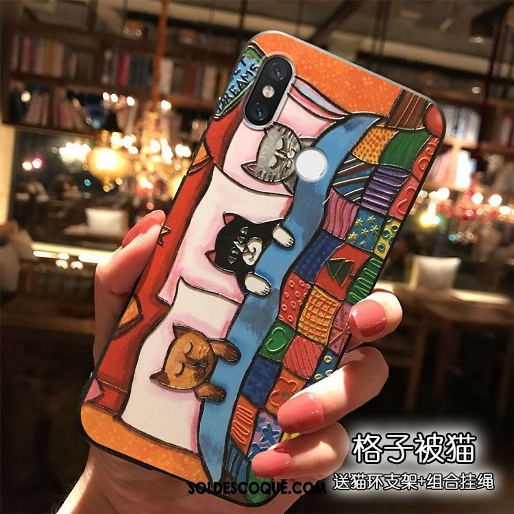 Coque Xiaomi Mi Mix 2s Téléphone Portable Silicone Dessin Animé Charmant Tout Compris Soldes