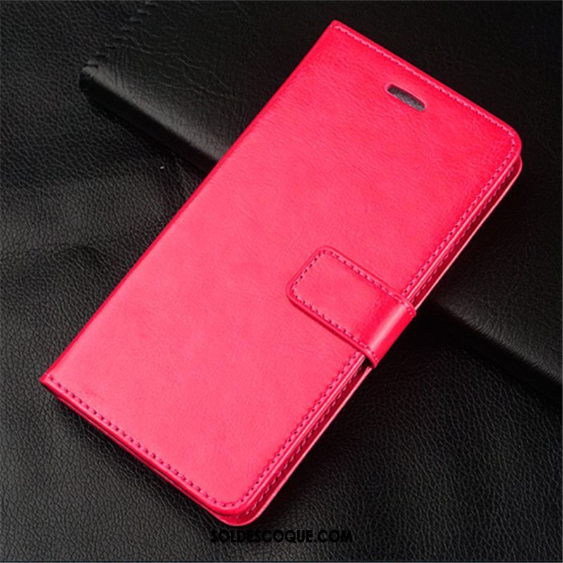 Coque Xiaomi Mi Mix 2s Étui En Cuir Clamshell Protection Cuir Véritable Rouge Soldes