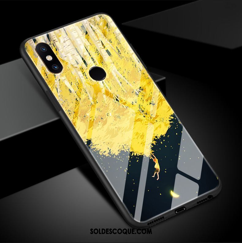 Coque Xiaomi Mi Mix 3 Art Verre Trempé Protection Étui Téléphone Portable En Ligne