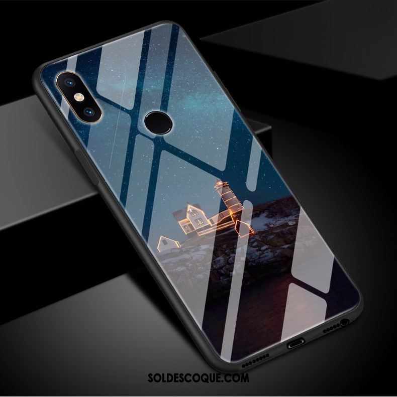 Coque Xiaomi Mi Mix 3 Art Verre Trempé Protection Étui Téléphone Portable En Ligne