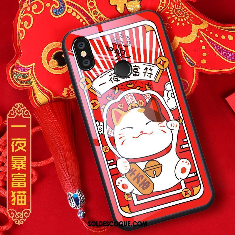 Coque Xiaomi Mi Mix 3 Chat Créatif Nouveau Marque De Tendance Net Rouge Soldes