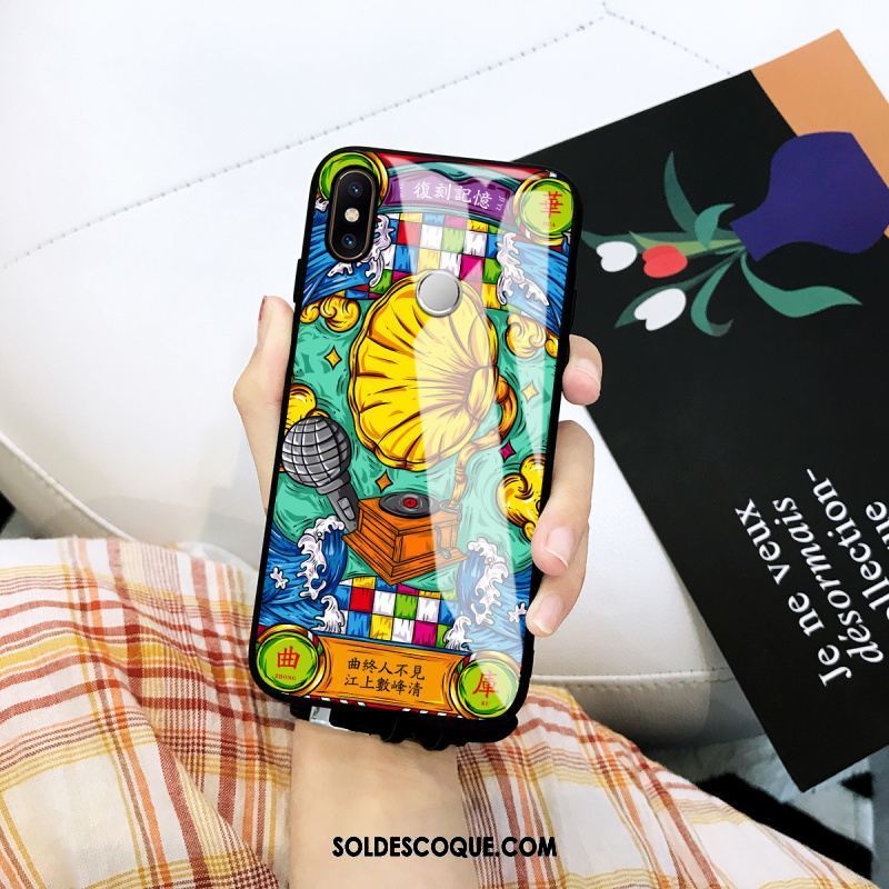 Coque Xiaomi Mi Mix 3 Difficile Tout Compris Protection Verre Frais Housse France