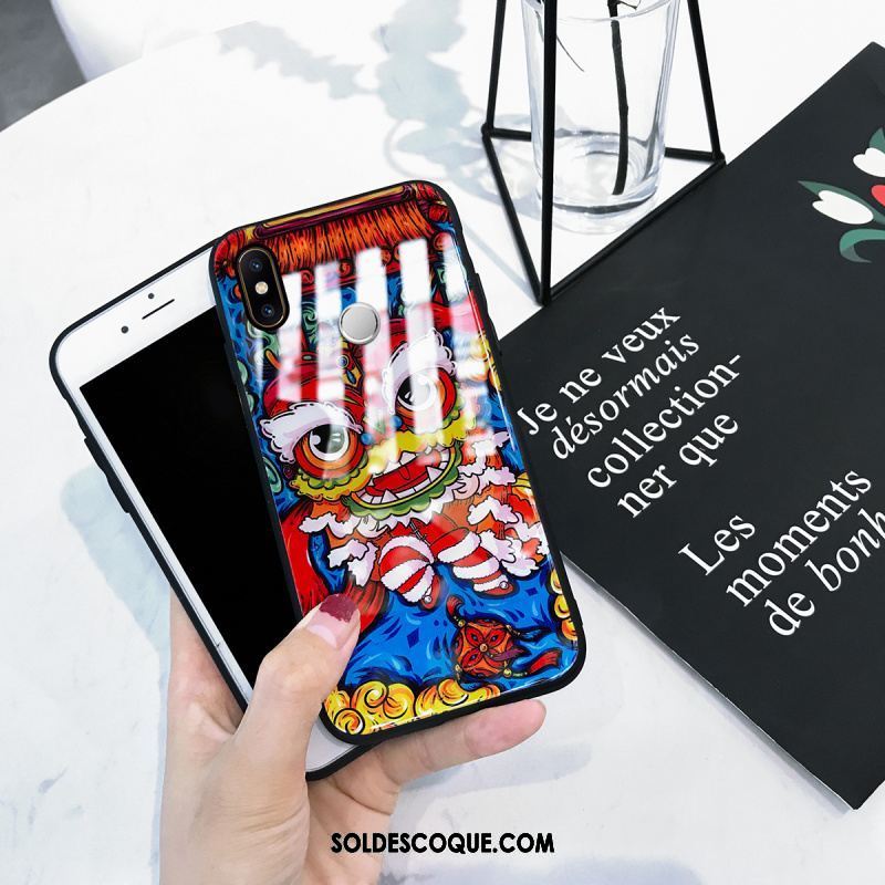 Coque Xiaomi Mi Mix 3 Difficile Tout Compris Protection Verre Frais Housse France