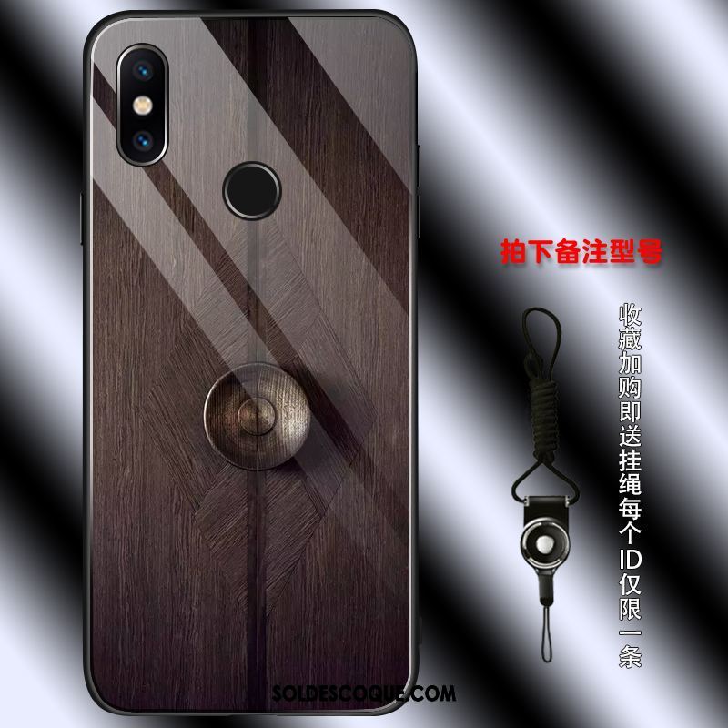 Coque Xiaomi Mi Mix 3 Fluide Doux Net Rouge Personnalité Verre Ciel Étoilé Soldes