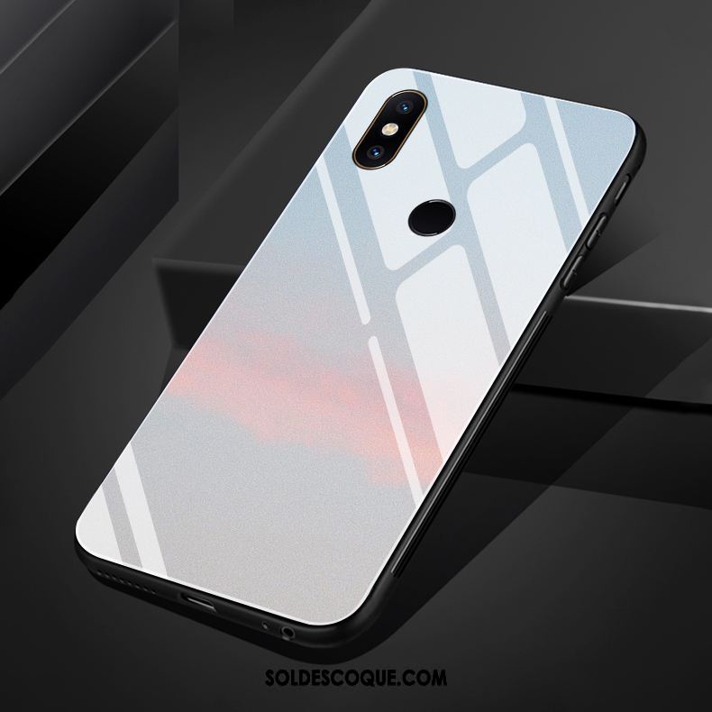 Coque Xiaomi Mi Mix 3 Soirée Rose Simple Frais Étui Soldes