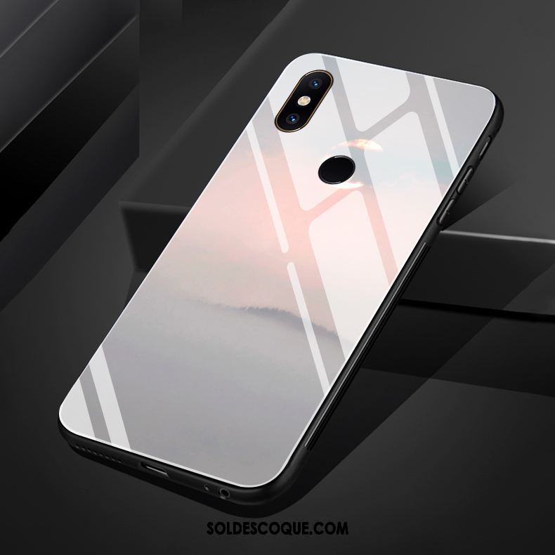 Coque Xiaomi Mi Mix 3 Soirée Rose Simple Frais Étui Soldes