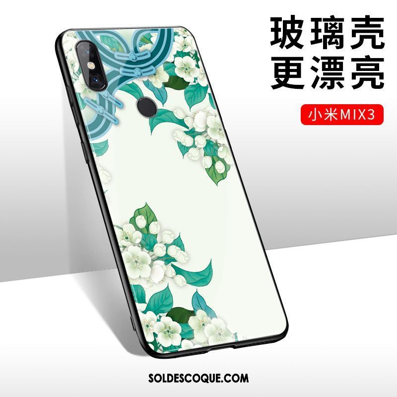 Coque Xiaomi Mi Mix 3 Tout Compris Incassable Tendance Téléphone Portable Vert Soldes