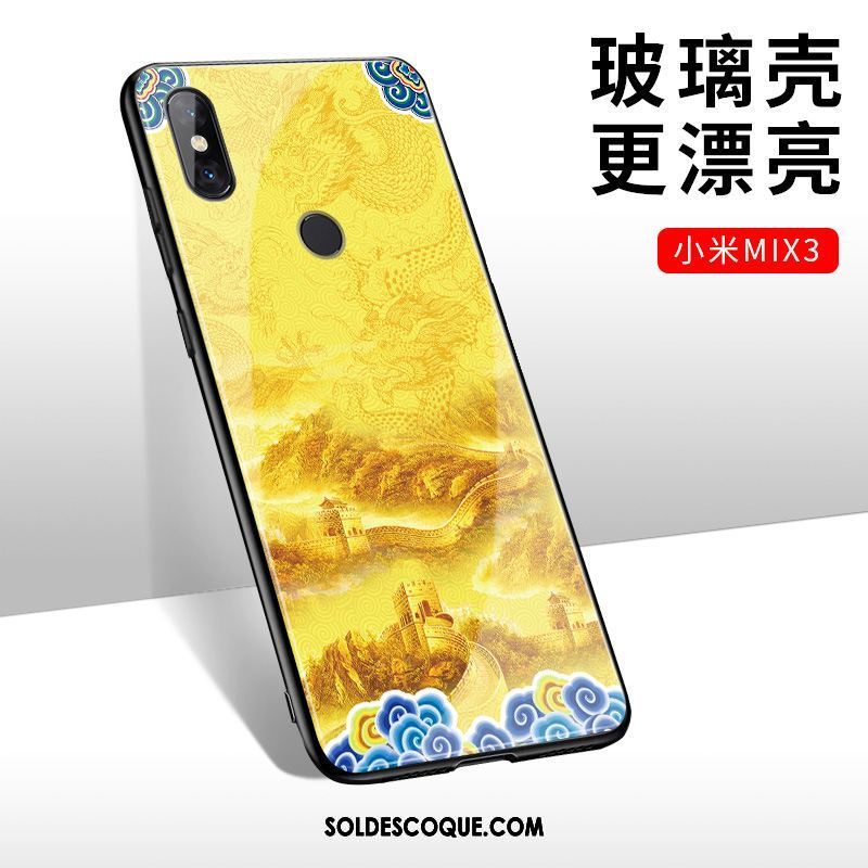 Coque Xiaomi Mi Mix 3 Tout Compris Incassable Tendance Téléphone Portable Vert Soldes