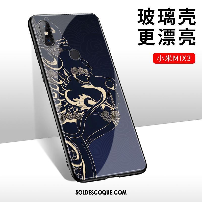 Coque Xiaomi Mi Mix 3 Tout Compris Incassable Tendance Téléphone Portable Vert Soldes