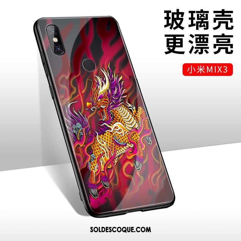 Coque Xiaomi Mi Mix 3 Tout Compris Incassable Tendance Téléphone Portable Vert Soldes