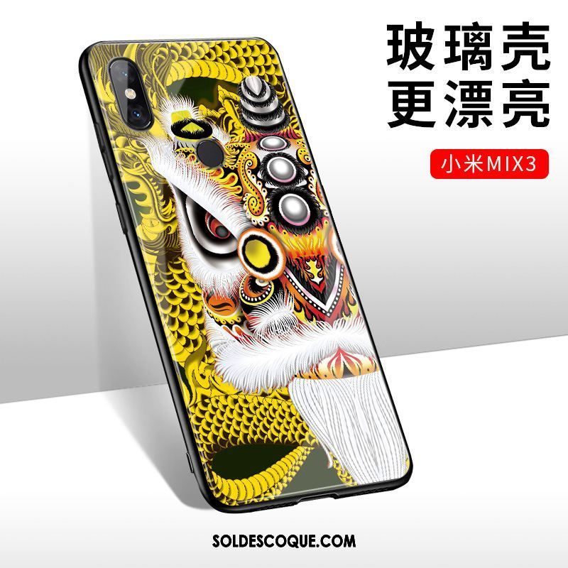 Coque Xiaomi Mi Mix 3 Tout Compris Incassable Tendance Téléphone Portable Vert Soldes