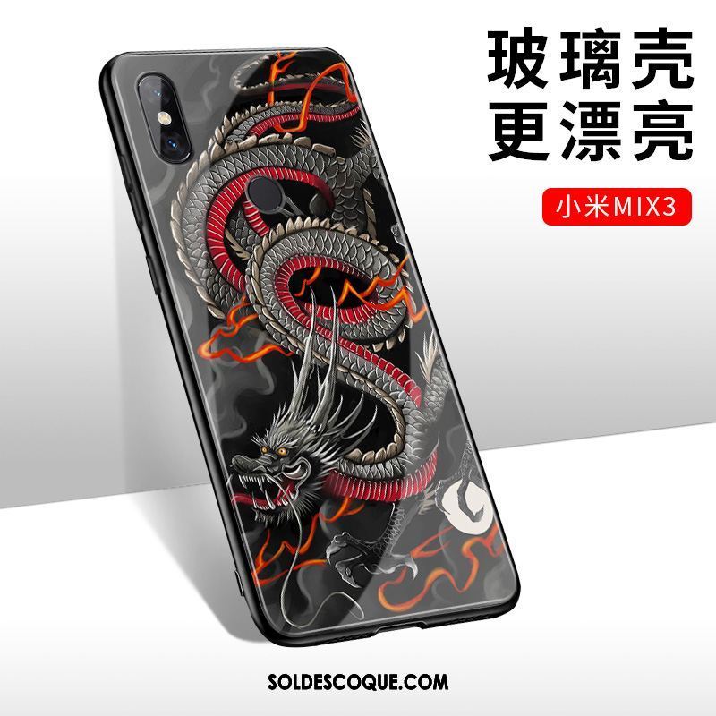 Coque Xiaomi Mi Mix 3 Tout Compris Incassable Tendance Téléphone Portable Vert Soldes