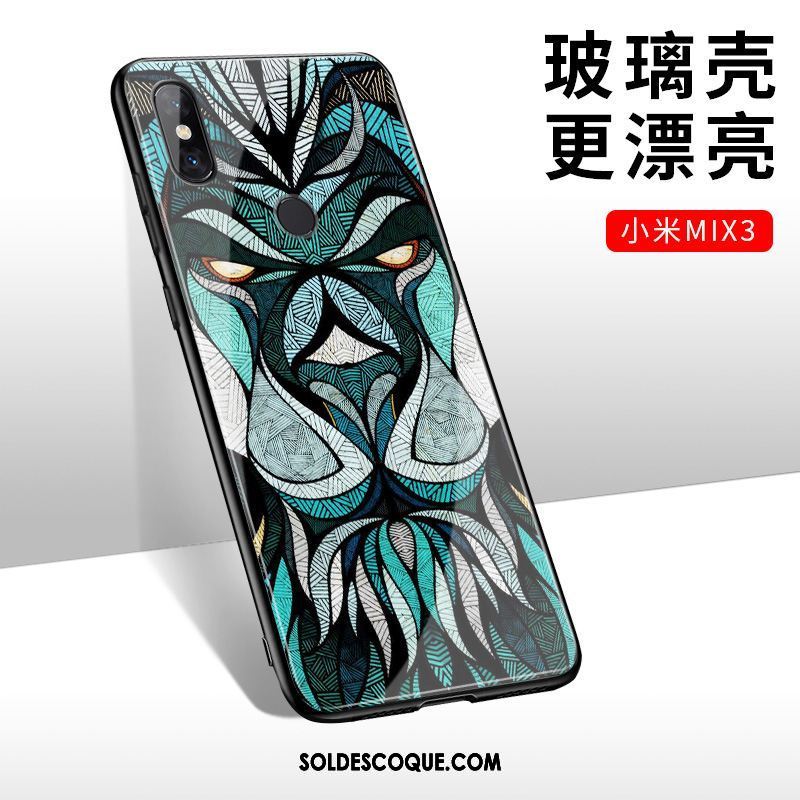 Coque Xiaomi Mi Mix 3 Tout Compris Incassable Tendance Téléphone Portable Vert Soldes