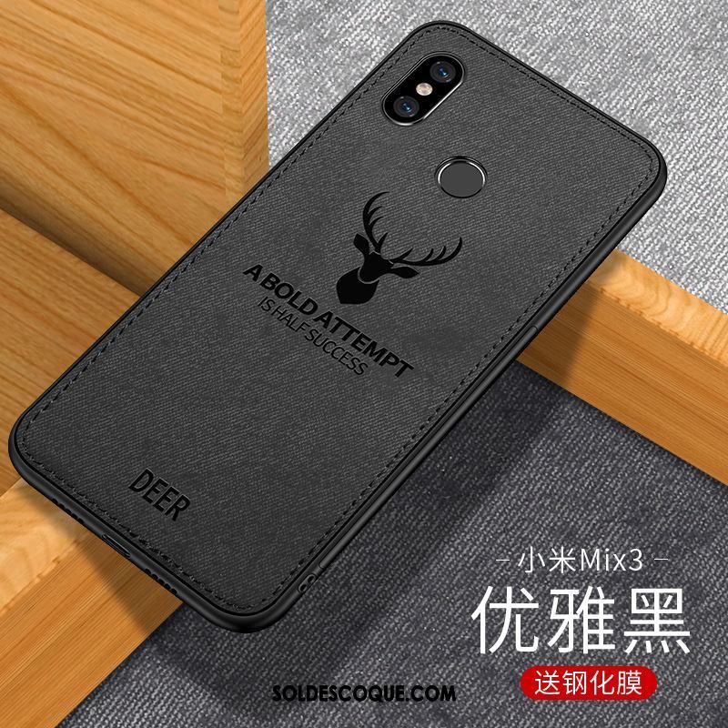 Coque Xiaomi Mi Mix 3 Tout Compris Silicone Bleu Protection Incassable Pas Cher