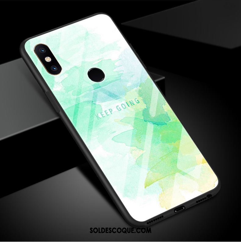 Coque Xiaomi Mi Mix 3 Verre Trempé Bleu Nouveau Fluide Doux Étui France